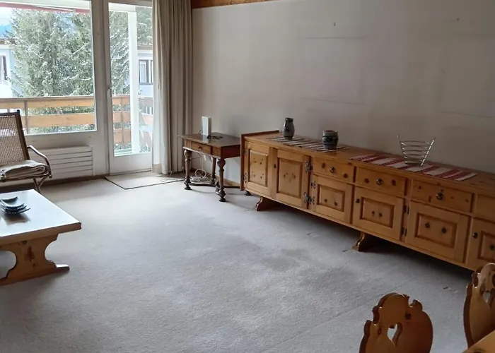 Apartman Helle 2 Schlafzimmer In - Grosszuegig, Zentral Und Ruhig Gelegen Davos