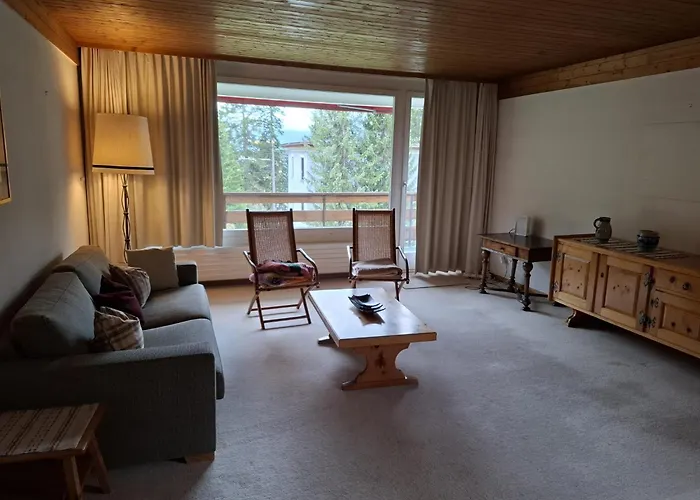 Helle 2 Schlafzimmer In - Grosszuegig, Zentral Und Ruhig Gelegen * Davos